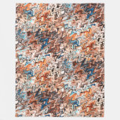 Couverture Polaire Art Abstrait (Devant)