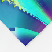 Couverture Polaire Art Abstrait coloré (Coin)