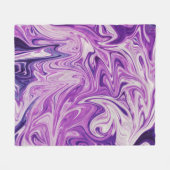 Couverture Polaire Art abstrait de lave fondue (Devant (Horizontal))