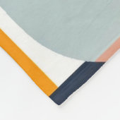 Couverture Polaire Art Abstrait géométrique du milieu du siècle scand (Coin)