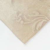 Couverture Polaire Art Abstrait Gold Red Grey (Coin)