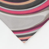 Couverture Polaire Art Abstrait moderne Swirl #4 (Coin)