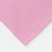 Couverture Polaire Art Abstrait Rose (Coin)