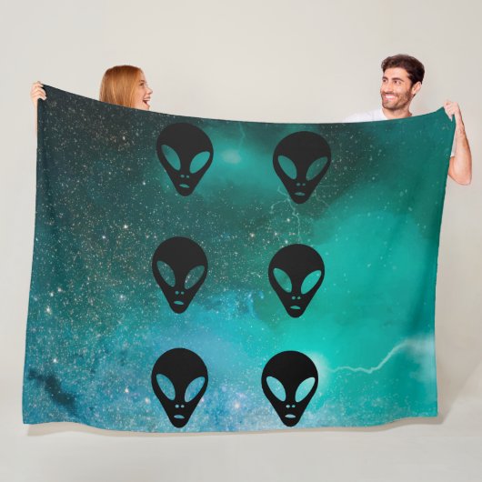 Couverture Polaire Art animal - Ancien chef Alien (En situation)