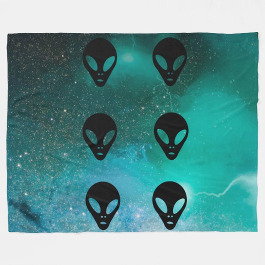 Couverture Polaire Art animal - Ancien chef Alien (Devant (Horizontal))