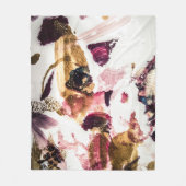 Couverture Polaire Art créatif Abstrait Gold Sparkles (Devant)