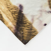 Couverture Polaire Art créatif Abstrait Gold Sparkles (Coin)