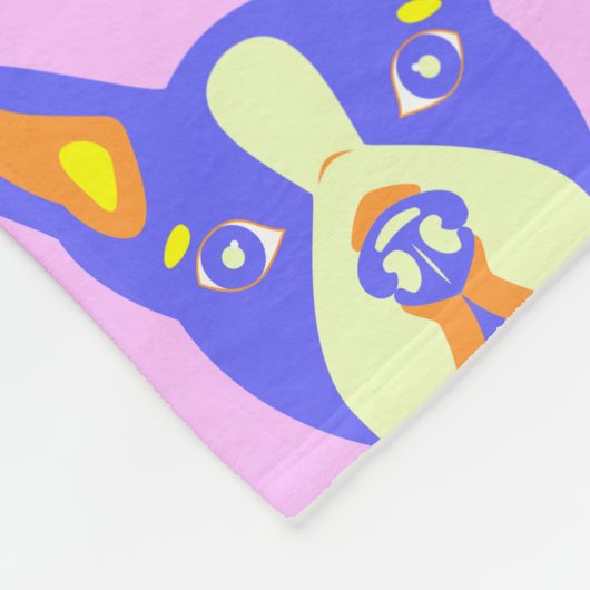 Couverture Polaire Art de bruit de Boston Terrier (Coin)