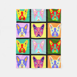 Couverture Polaire Art de bruit de Boston Terrier