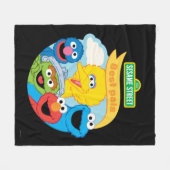 Couverture Polaire Art de caractère de rue Sésame (Devant (Horizontal))