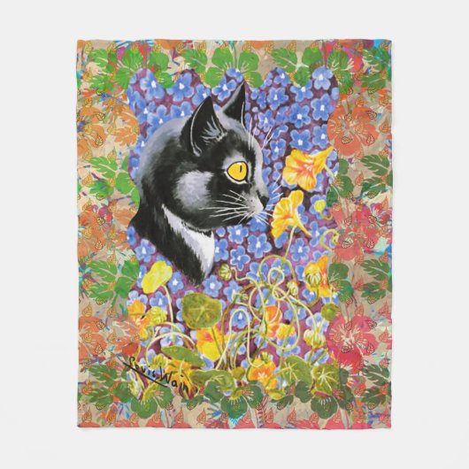 Couverture Polaire Art de Chat de Louis Wain (Devant)