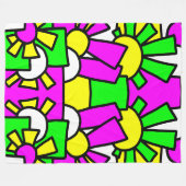 Couverture Polaire Art de doodle festif 42 (Devant (Horizontal))