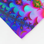 Couverture Polaire Art de fractale de colorant de cravate (Coin)