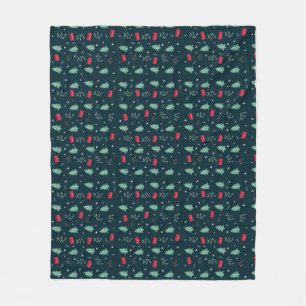 Couverture Polaire Art de Noël Art Plante One Little Christmas Tree