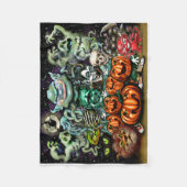 Couverture Polaire Art de plaisir d'Halloween (Devant)