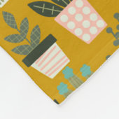 Couverture Polaire Art de plante esthétique (Coin)