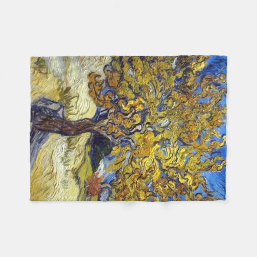 Couverture Polaire Art de Van Gogh Mulberry Tree (Devant (Horizontal))