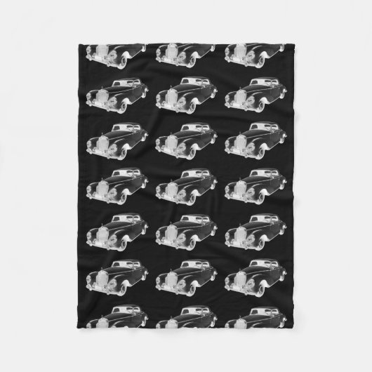 Couverture Polaire Art de voiture de luxe du benz 300 de Mercedes (Devant)