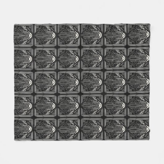 Couverture Polaire Art déco (Devant (Horizontal))