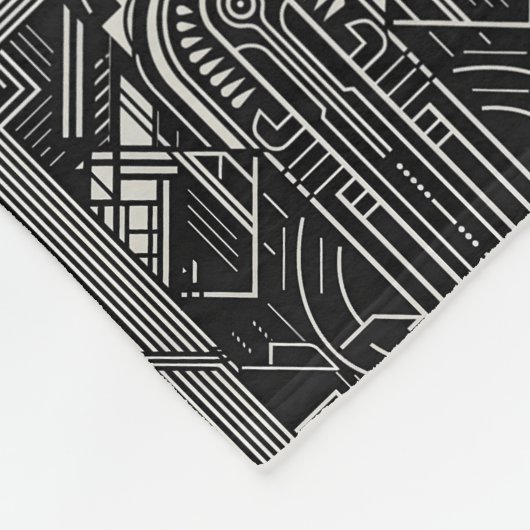 Couverture Polaire Art déco (Coin)