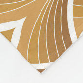 Couverture Polaire Art déco classique : motif géométrique. (Coin)