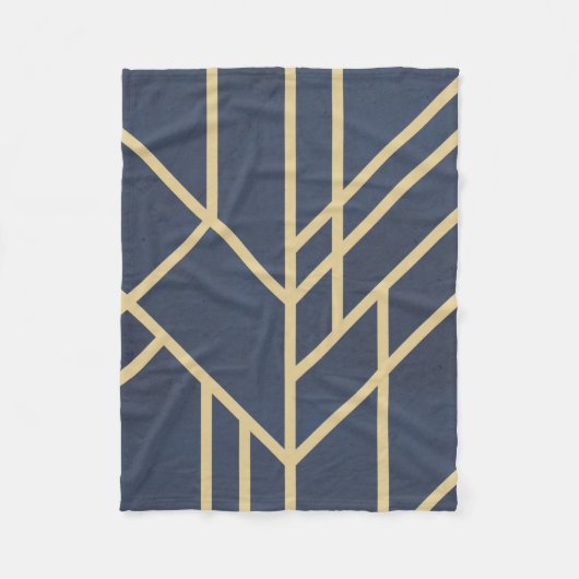Couverture Polaire Art deco design (Devant)