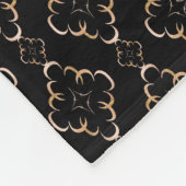 Couverture Polaire Art déco élégant. (Coin)