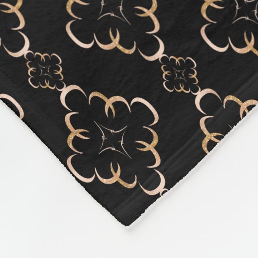 Couverture Polaire Art déco élégant. (Coin)