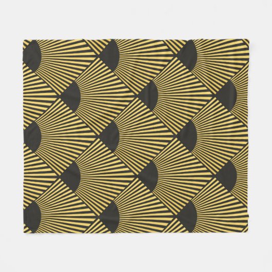 Couverture Polaire Art Deco seamless pattern (Devant (Horizontal))