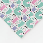 Couverture Polaire Art du chat | Cute Cat Rainbows (Coin)