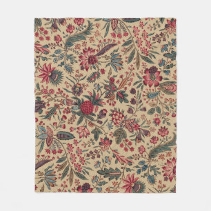Couverture Polaire Art floral de la tapisserie