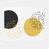 Couverture Polaire Art graphique géométrique urbain simple, moderne e (Devant (Horizontal))