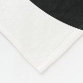 Couverture Polaire Art graphique géométrique urbain simple, moderne e (Coin)