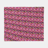 Couverture Polaire art indigot et violet (Devant (Horizontal))