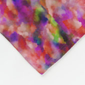 Couverture Polaire art indigot et violet (Coin)