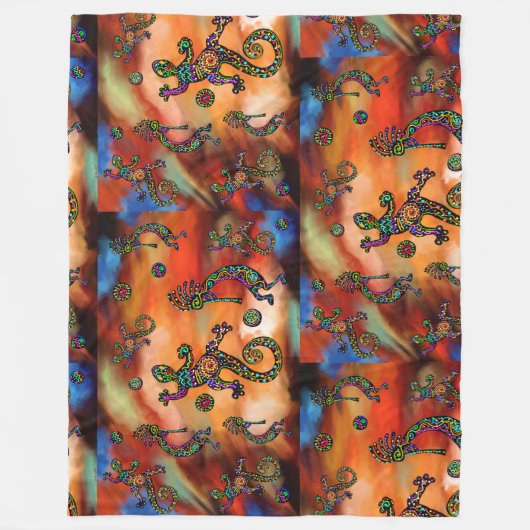 Couverture Polaire Art Kokopelli  (Devant)