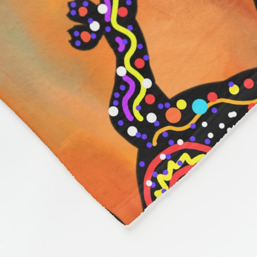 Couverture Polaire Art Kokopelli  (Coin)