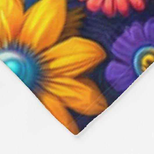 Couverture Polaire Art Lion (Coin)