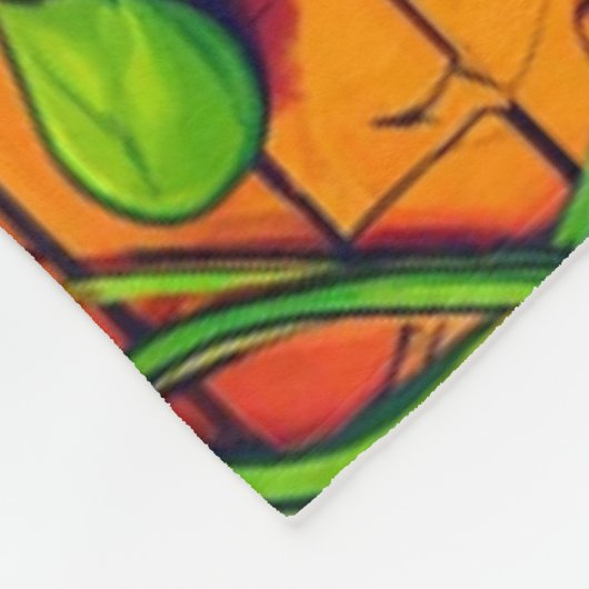 Couverture Polaire Art Lion (Coin)