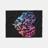 Couverture Polaire Art martial Coeur Amour entraînement Karate Tae Kw (Devant (Horizontal))