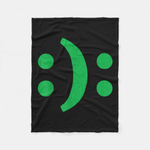 Couverture Polaire Art Minimal De La Triste Face Heureuse Du Désordre