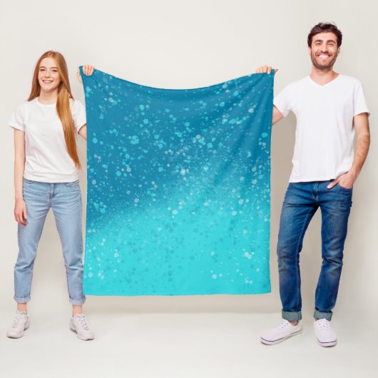 Couverture Polaire Art minimaliste : Glace brisée (En situation)
