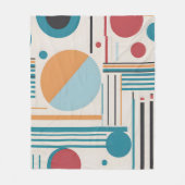 Couverture Polaire Art moderne Abstrait (Devant)