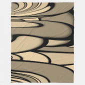 Couverture Polaire Art Moderne Fondre des teintes Brown (Devant)