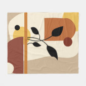 Couverture Polaire Art moderne géométrique (Devant (Horizontal))