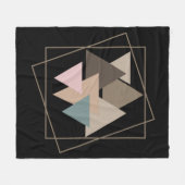 Couverture Polaire Art moderne géométrique et futuriste Abstrait (Devant (Horizontal))