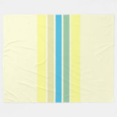 Couverture Polaire art moderne rayures (Devant (Horizontal))