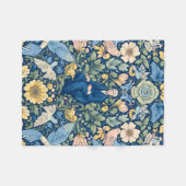Couverture Polaire Art Morris aux fleurs (Devant (Horizontal))