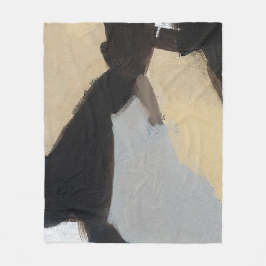 Couverture Polaire Art multimédia mixte minimaliste (Devant)
