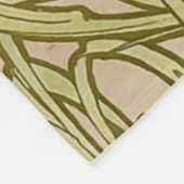 Couverture Polaire Art Nouveau Alfonse Mucha fleurs d'oeillets floral (Coin)